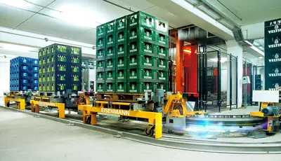 VAHLE Electric Pallet System Intralogistics and Automotive