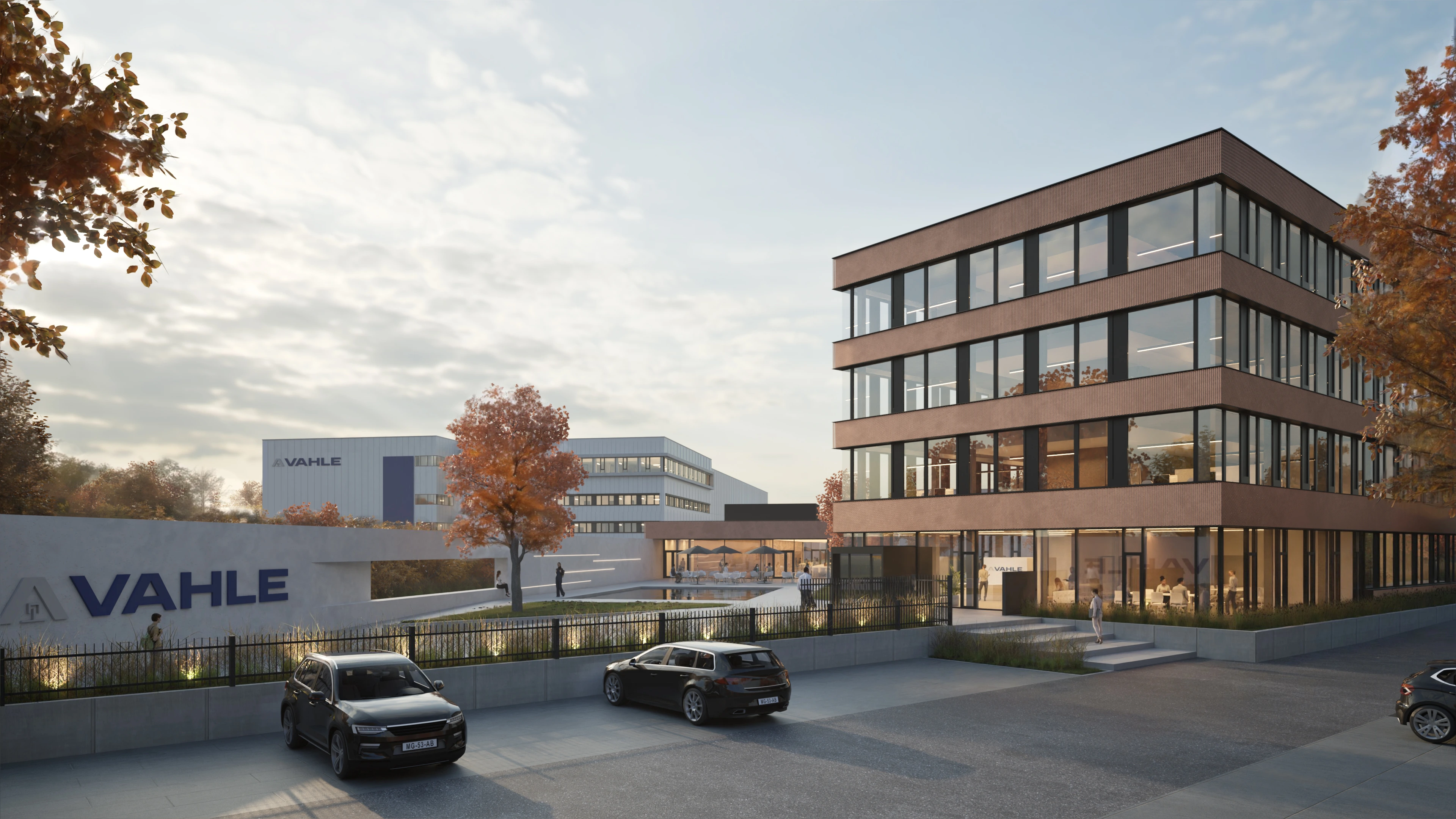 Construction work on Westicker Strasse will start in 2025: VAHLE is investing millions in the campus of the future. (Photo: VAHLE)